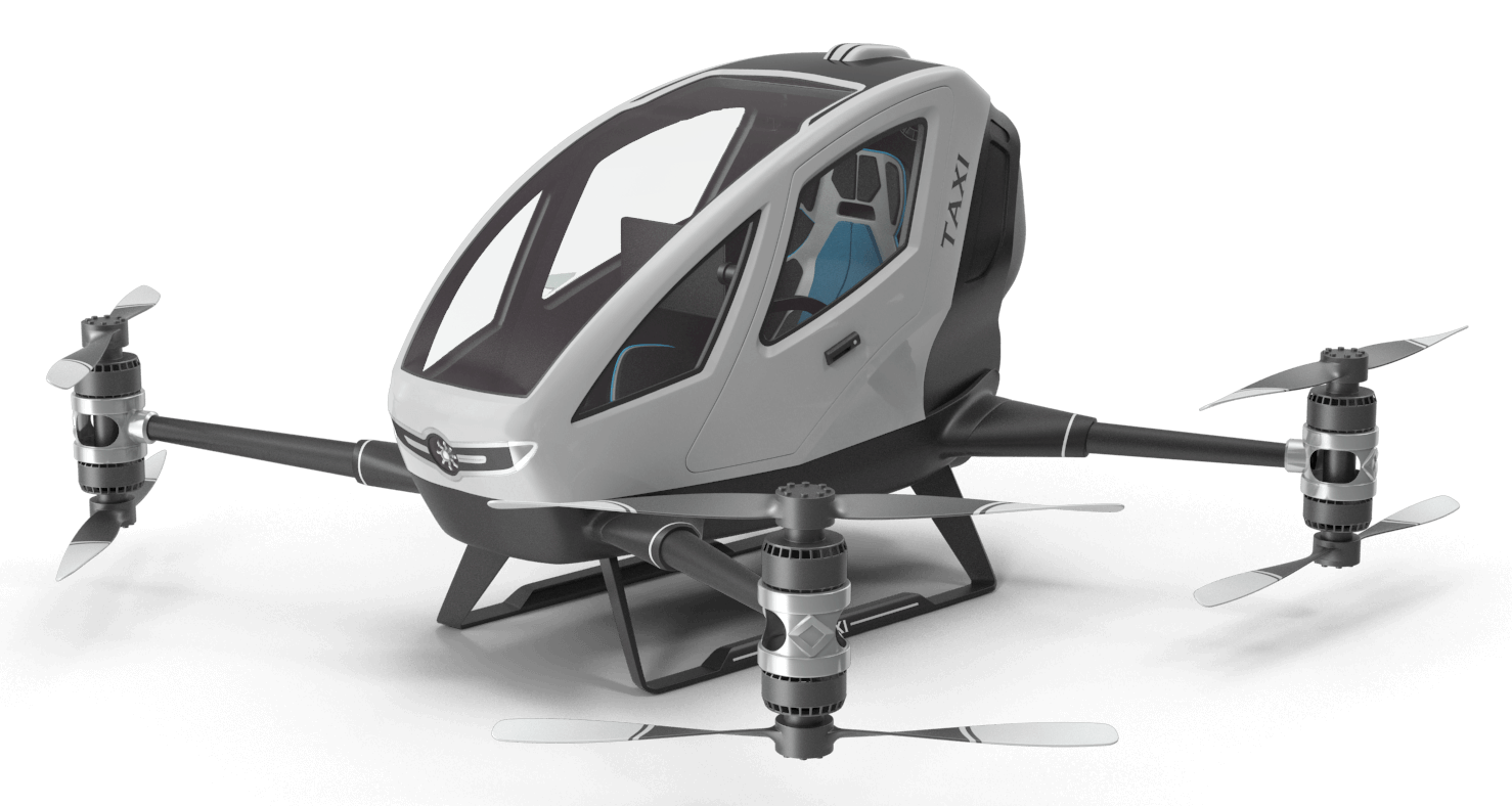 Helicopter taxi drone